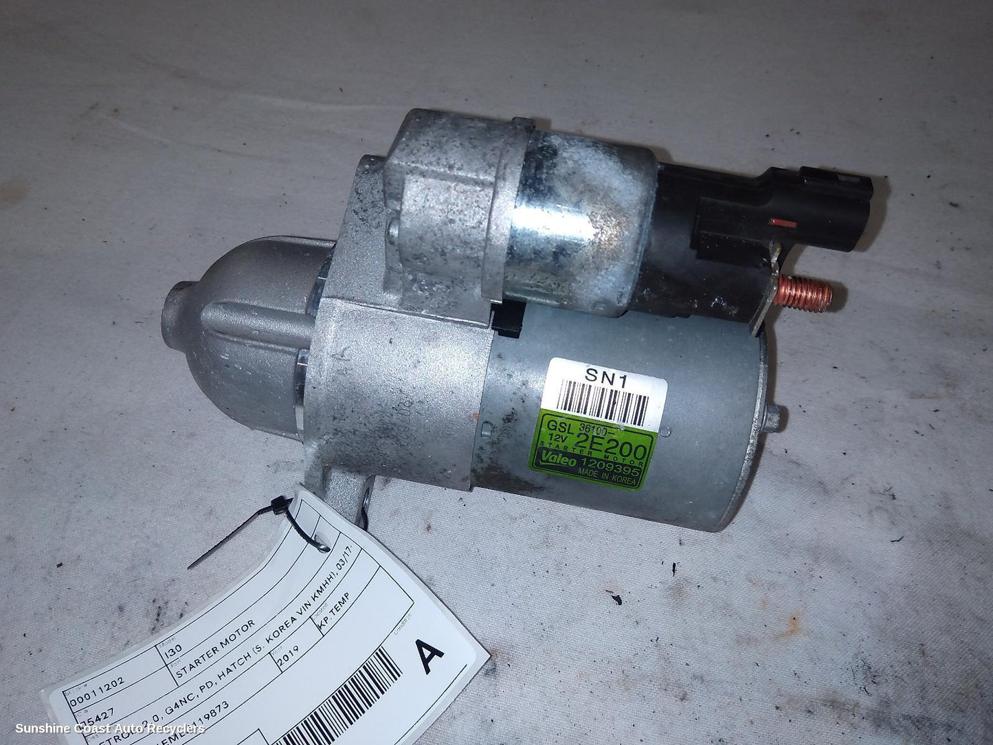 2019 Hyundai I30 Starter