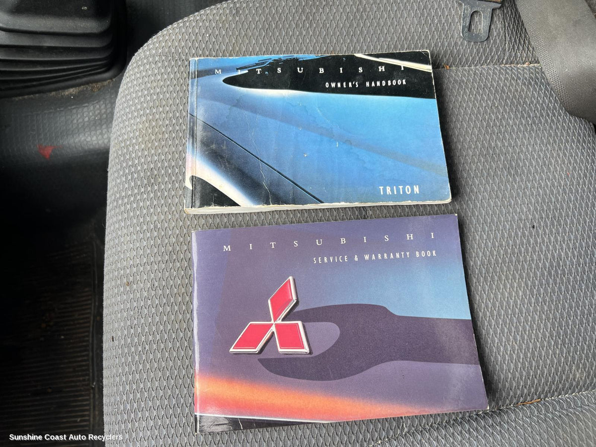 1996-2006 Mitsubishi Triton Owners Handbook