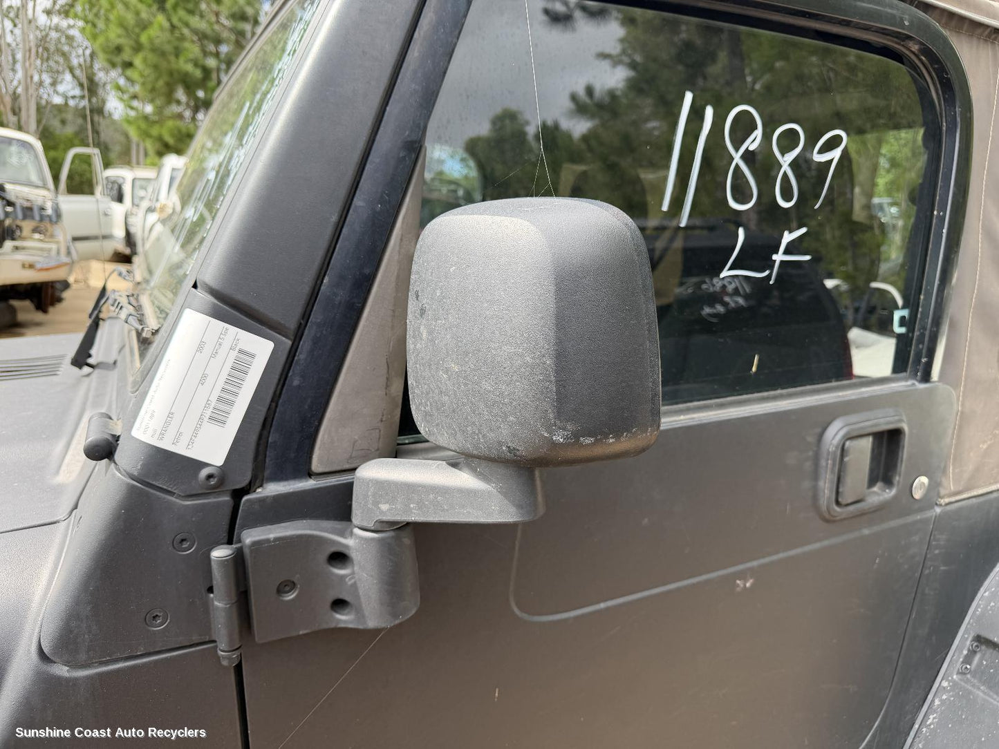 2003 Jeep Wrangler Left Door Mirror
