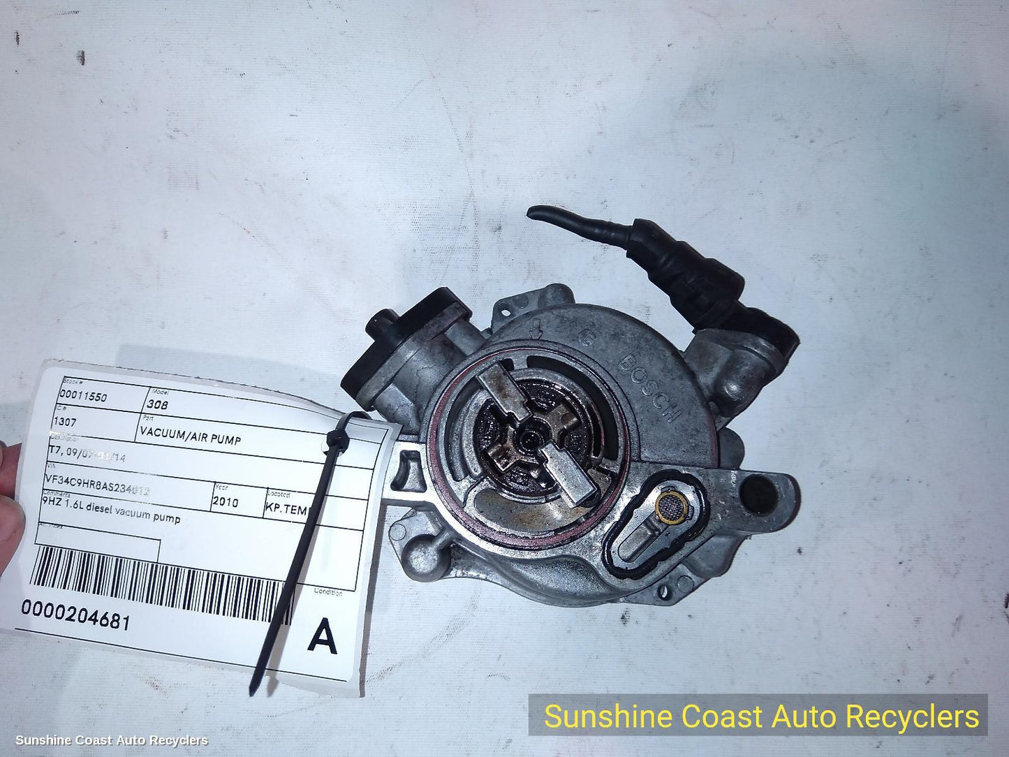 2007-2014 Peugeot 308 Vacuum Air Pump