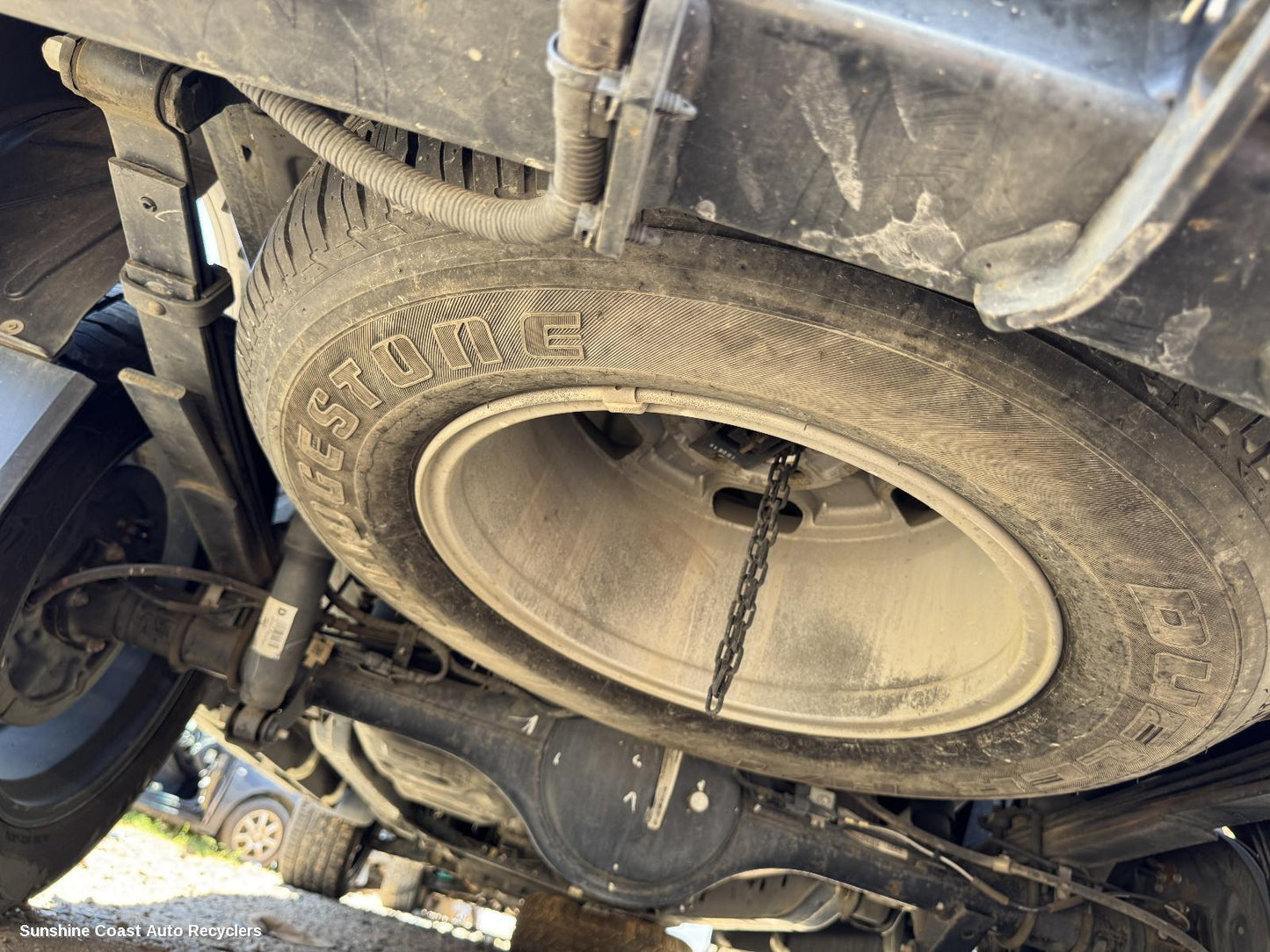 2018 Ford Ranger Spare Wheel Winch