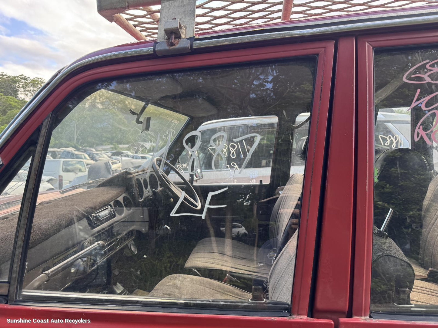 1984 Toyota Landcruiser Left Front Door Window