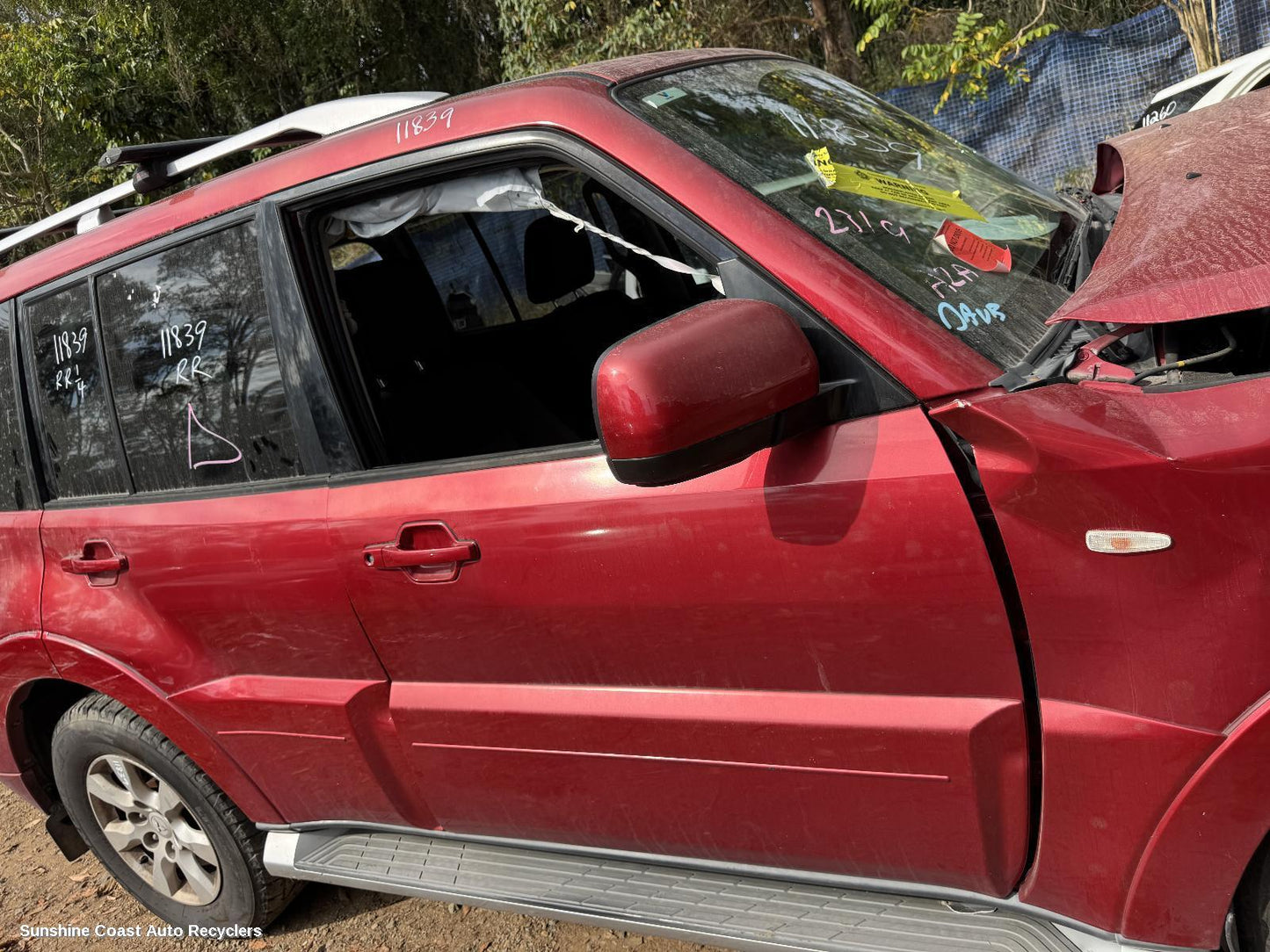 2009 Mitsubishi Pajero Right Door Mirror
