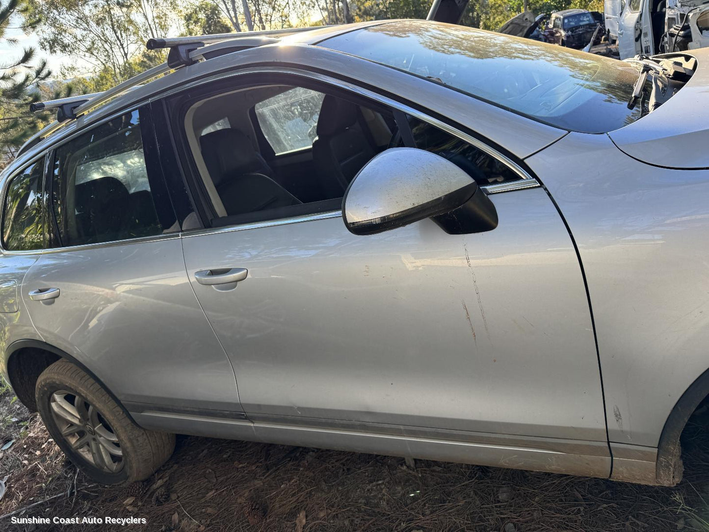 2011 Volkswagen Touareg Right Front 1 4 Door Glass