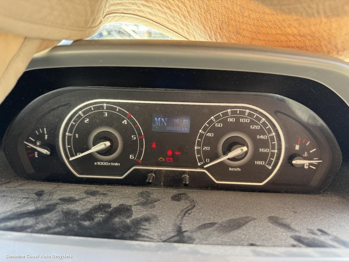 2013-2023 Ldv V80 Instrument Cluster