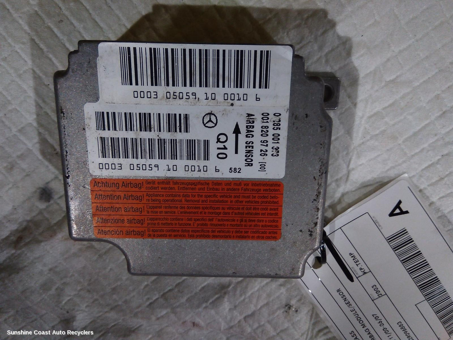 2003 Mercedes C Class Airbag Module Sensor