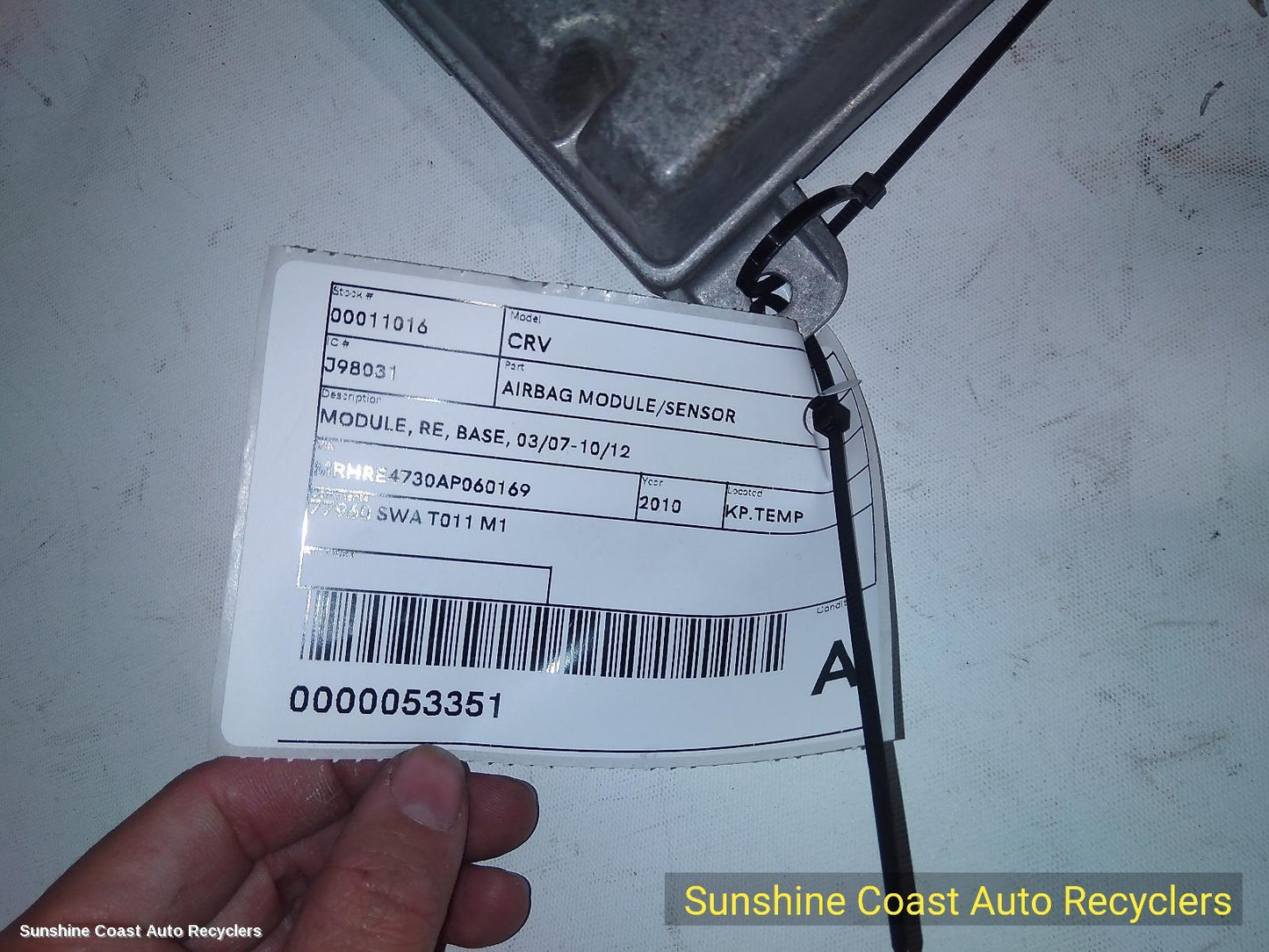 2007-2012 Honda Crv Airbag Module Sensor