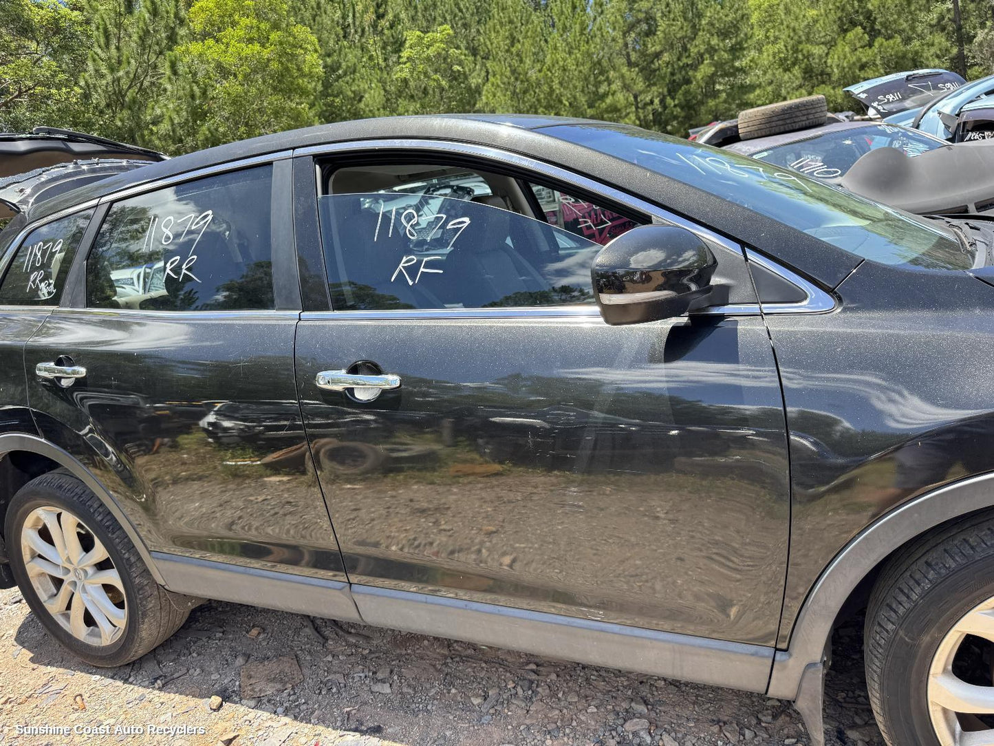 2011 Mazda Cx9 Right Front Door Window