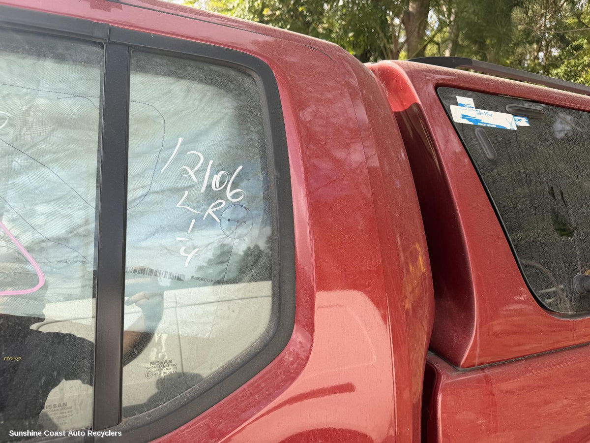 2005-2015 Nissan Navara Left Rear 1 4 Door Glass