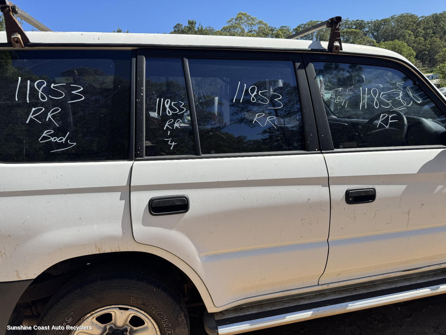 1998 Toyota Prado Right Rear Door Sliding