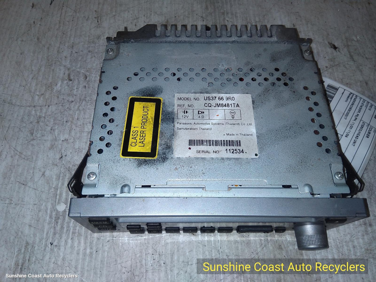 2002-2006 Ford Courier Radio Cd Dvd Sat Tv