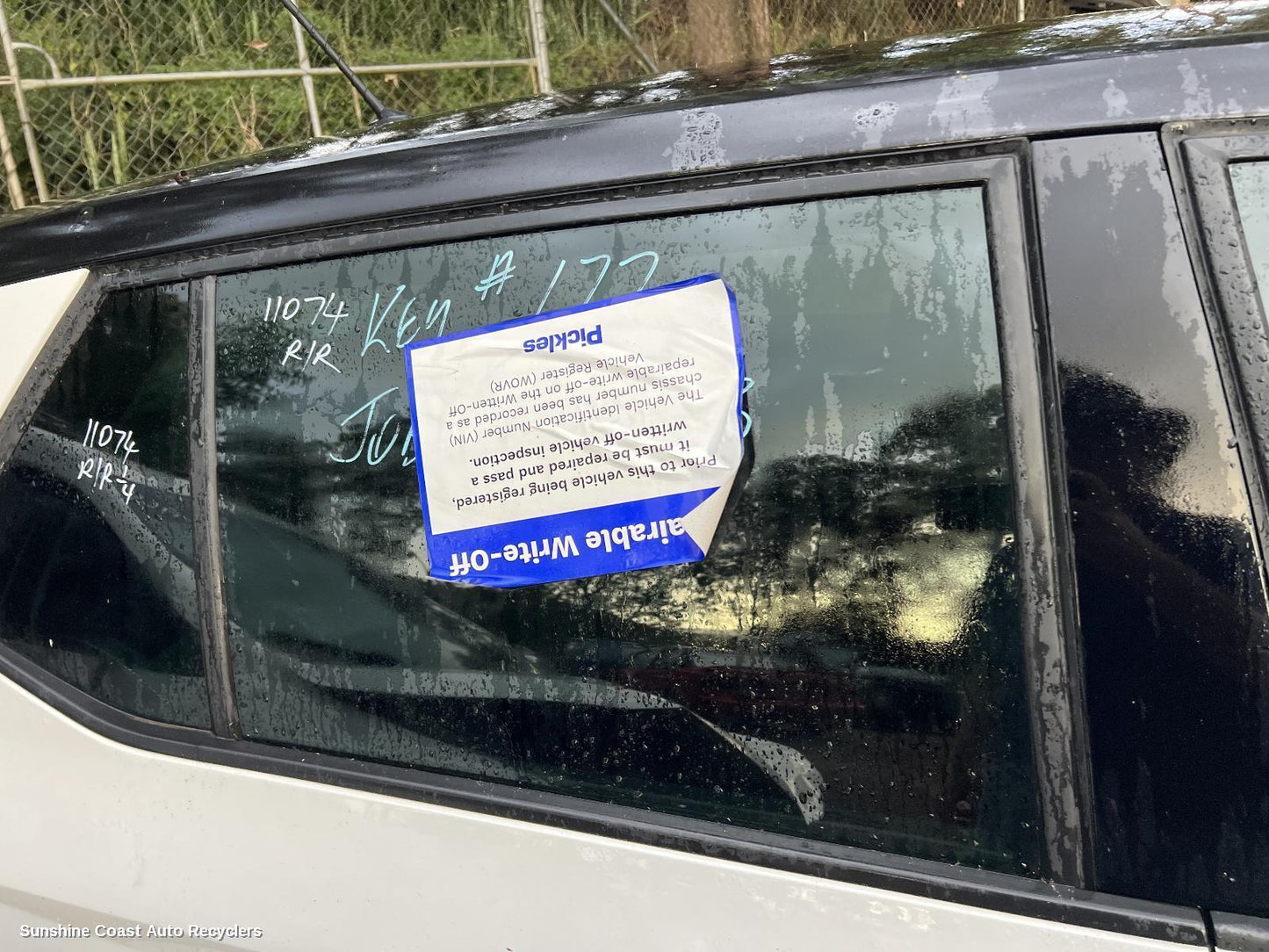 2015-2021 Skoda Fabia Right Rear Door Window