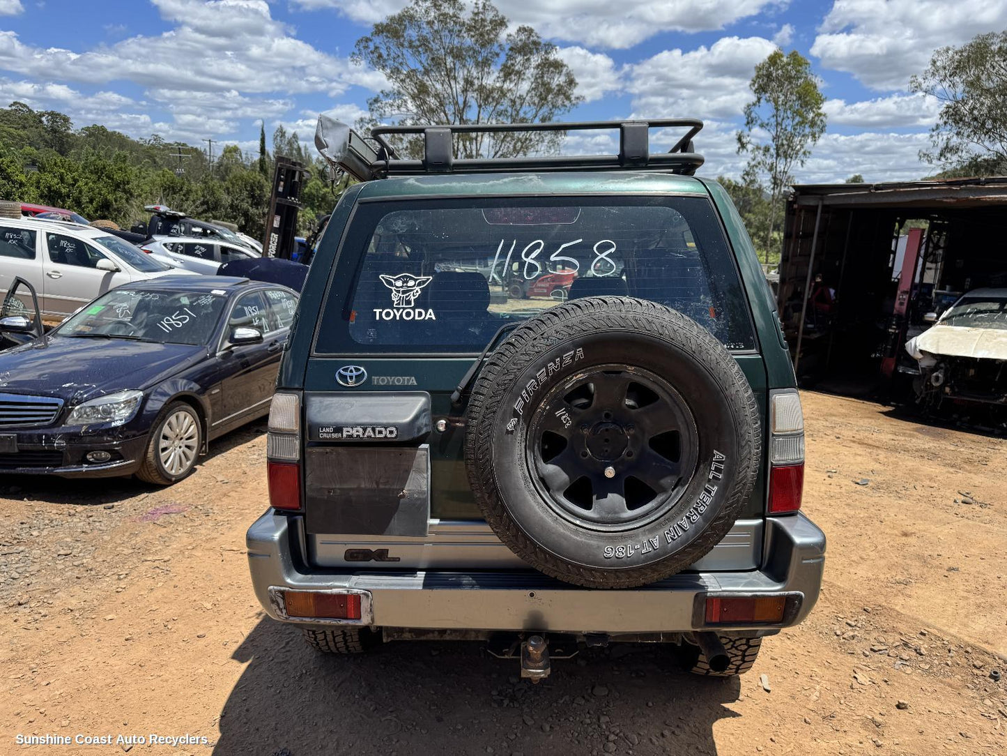 1996-2003 Toyota Prado Bootlid Tailgate