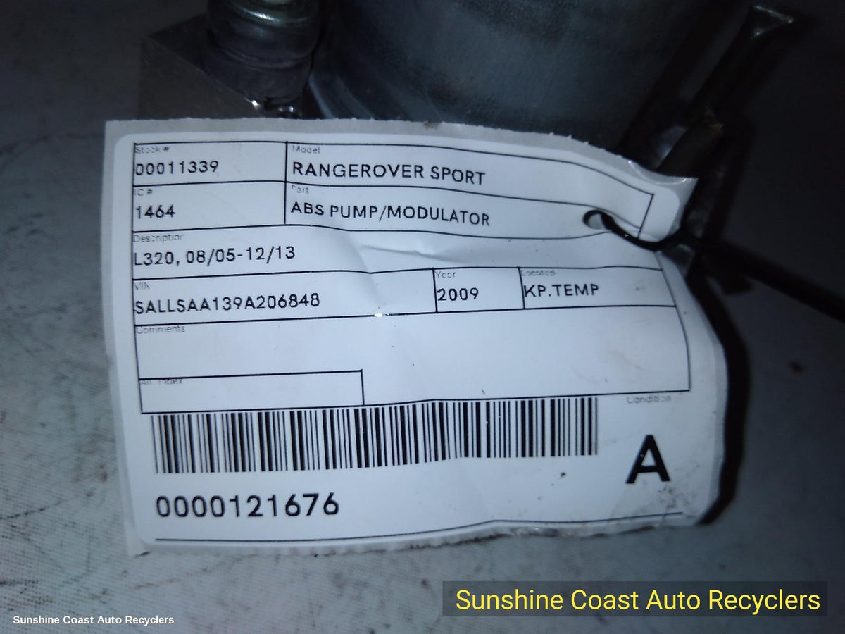 2005-2013 Land Rover Rangerover Sport Abs Pump Modulator