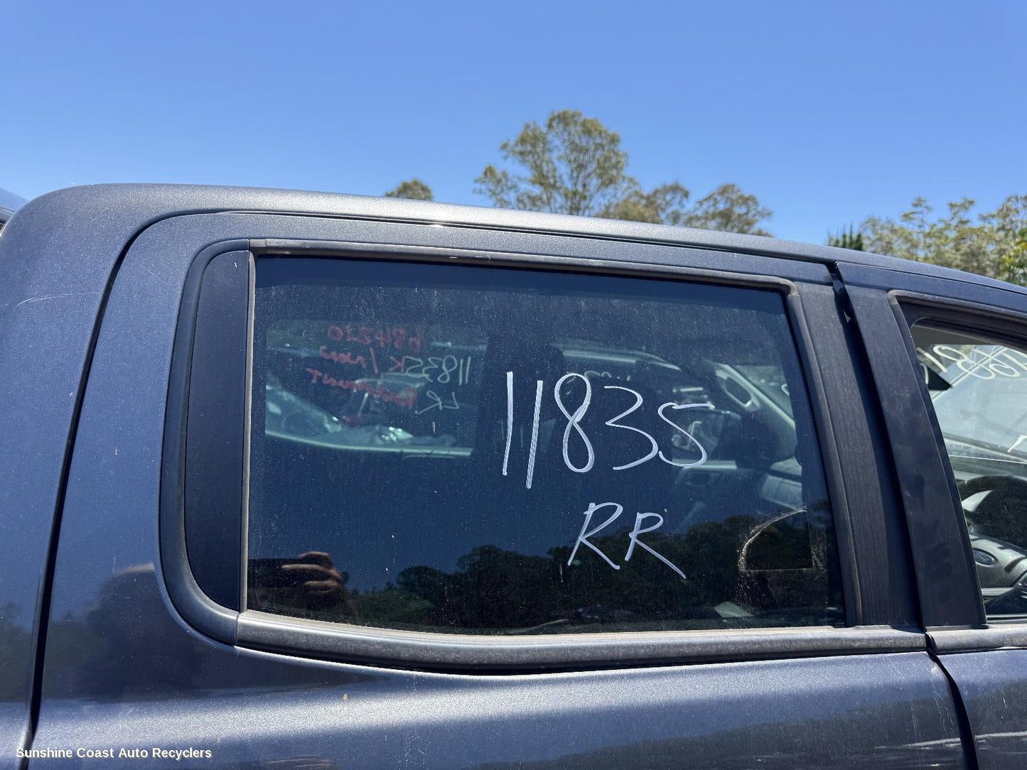 2018 Ford Ranger Right Rear Door Window