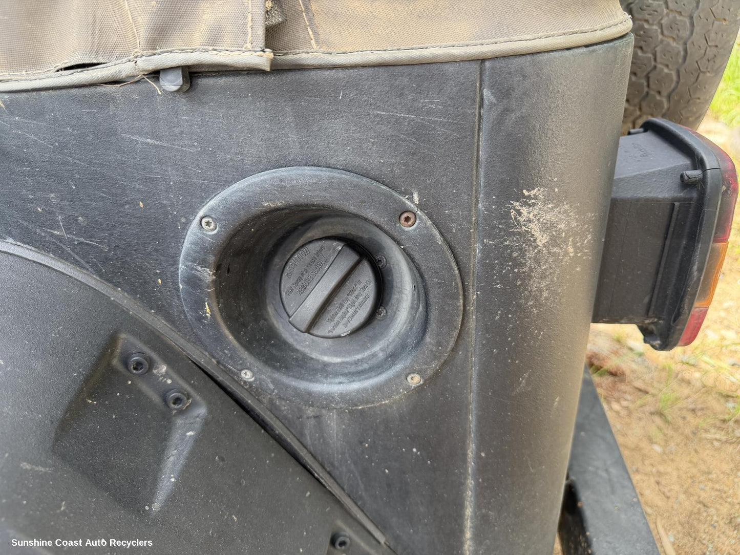 2003 Jeep Wrangler Fuel Door   Filler