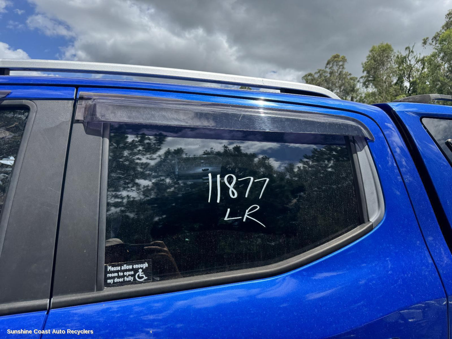 2017-2026 Ldv T60 Left Rear Door Window