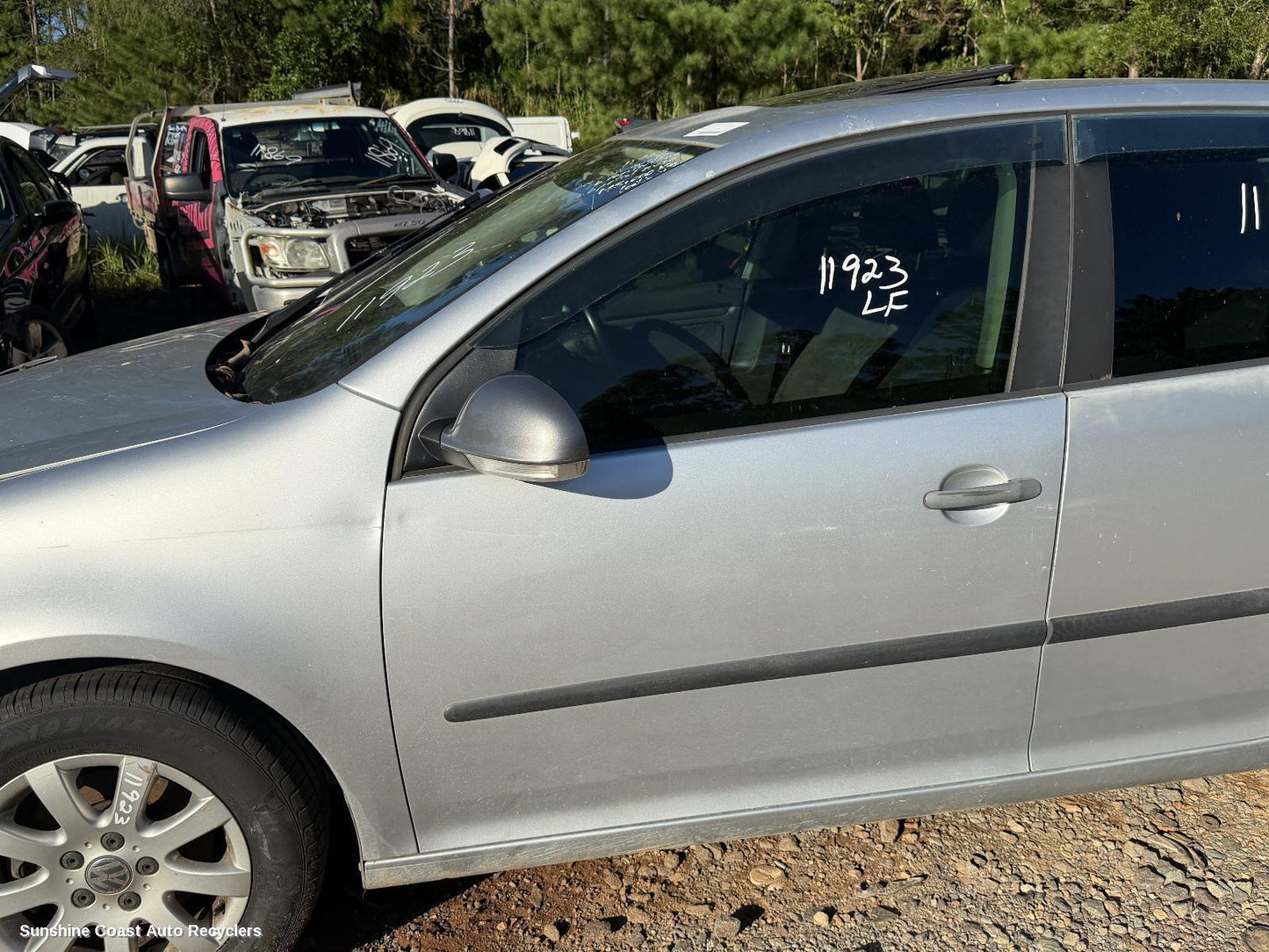2004-2009 Volkswagen Golf Left Front Door Window