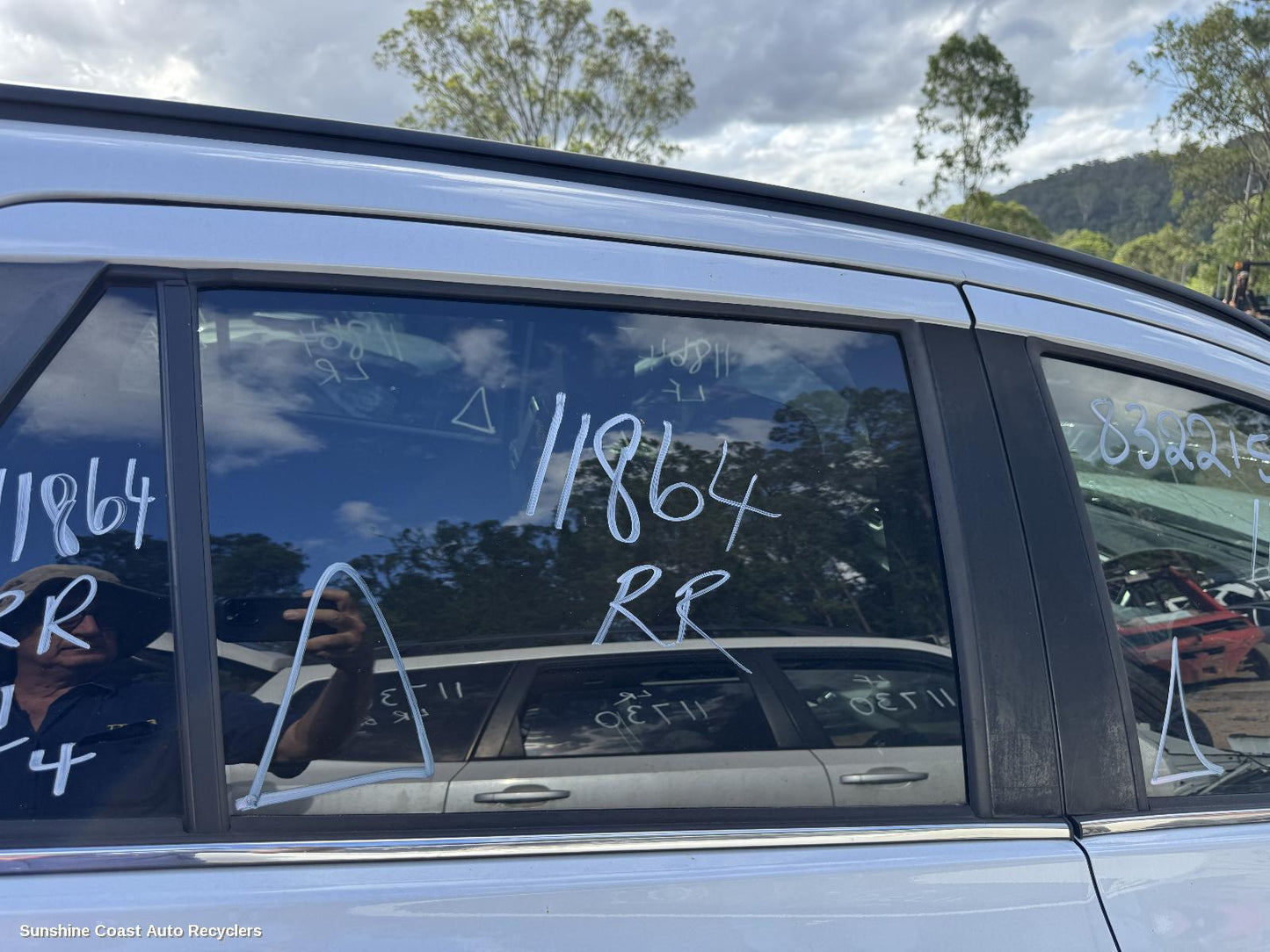 2017 Suzuki S-cross Right Rear Door Window