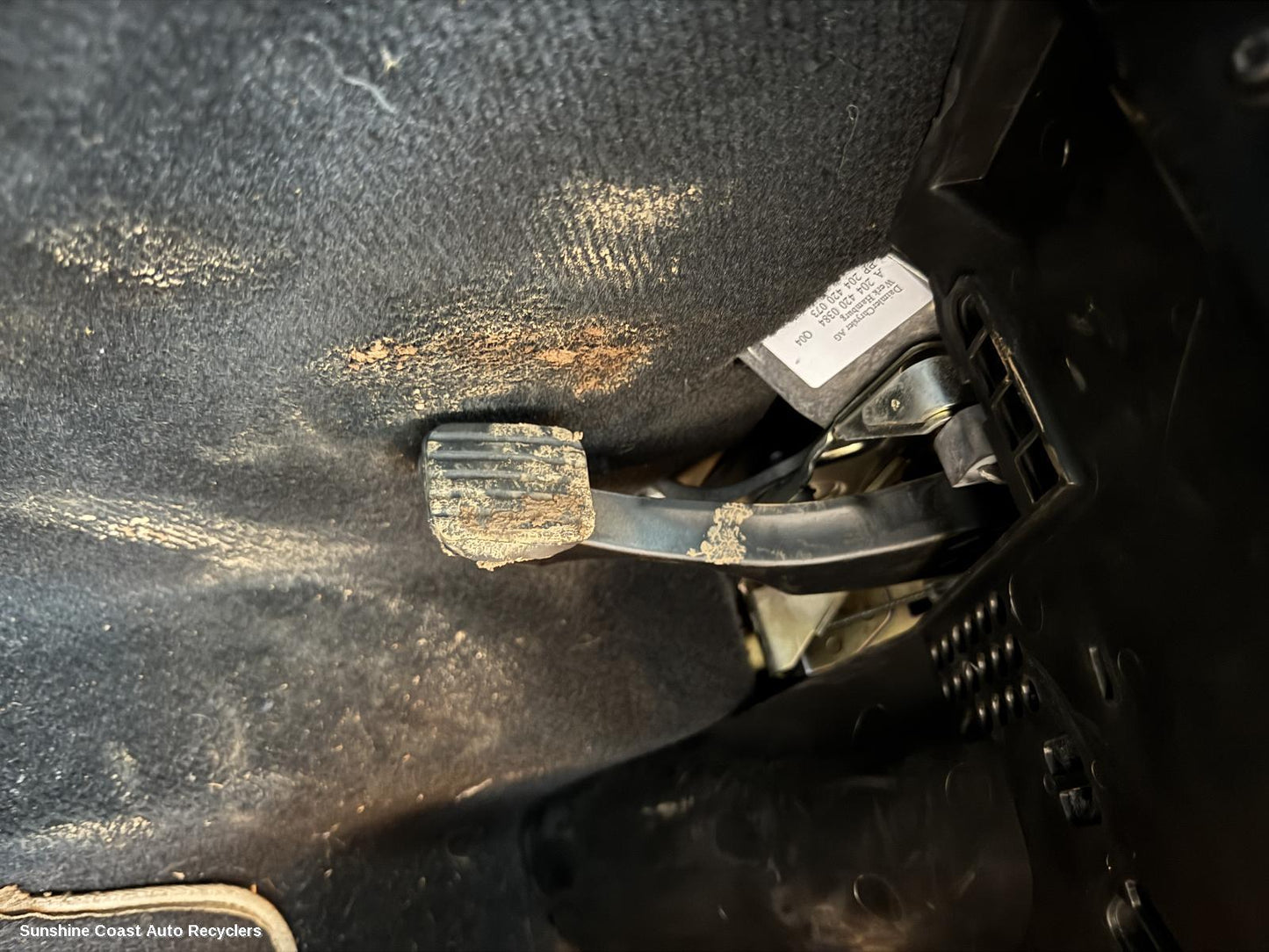2007 Mercedes C Class Pedal Assembly