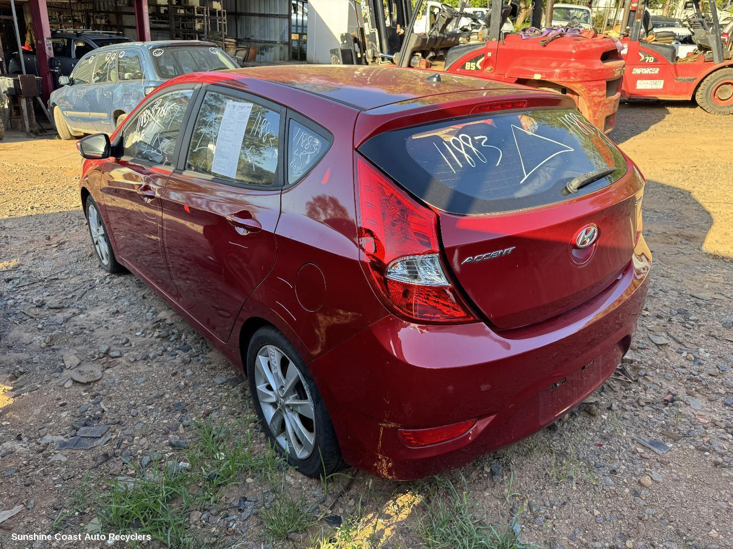 2017 Hyundai Accent Rear Bumper