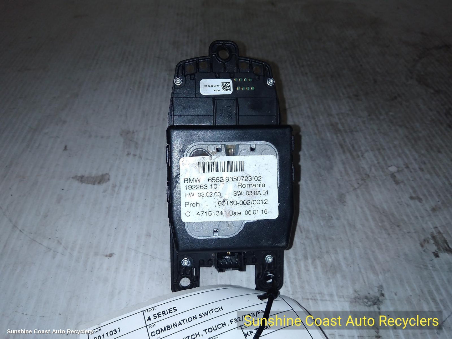 2016 Bmw 4 Series Combination Switch