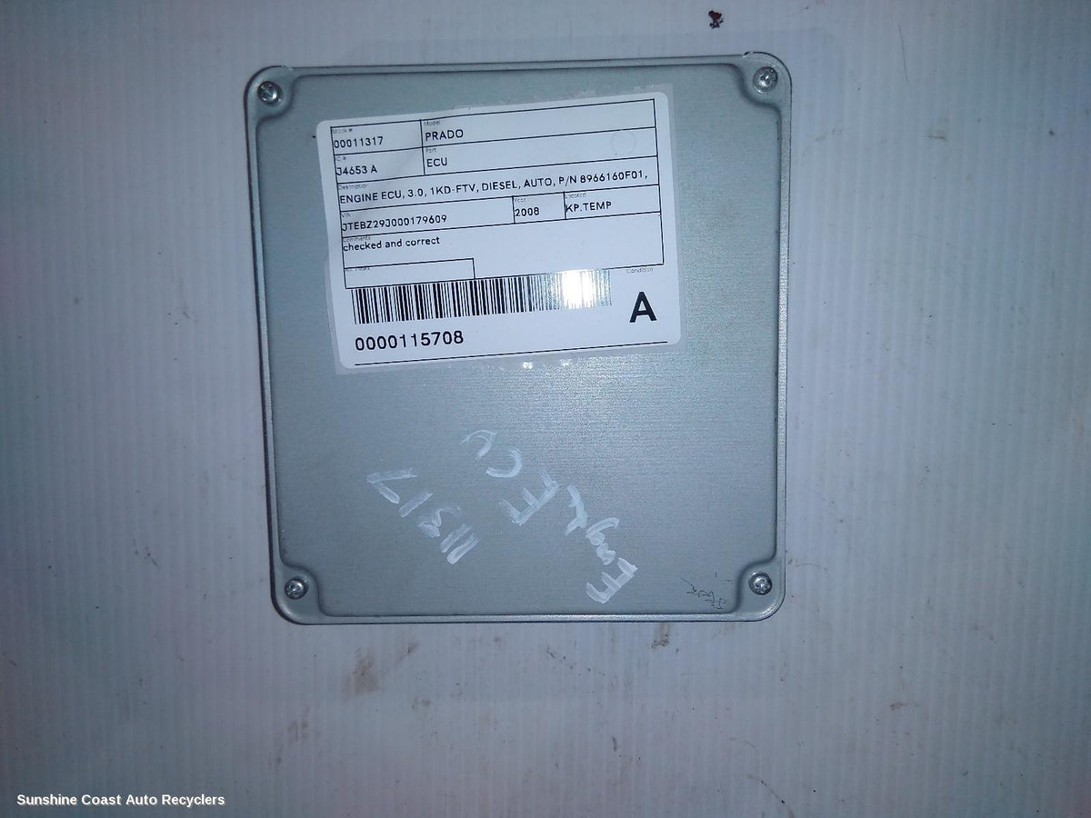 2007-2009 Toyota Prado Ecu