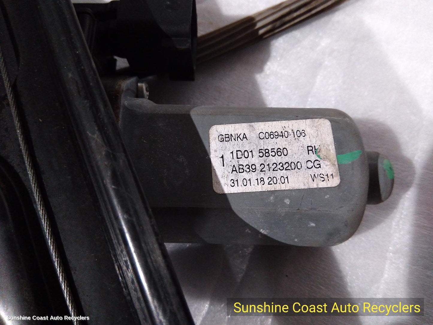 2011-2022 Ford Ranger Right Front Window Reg Motor