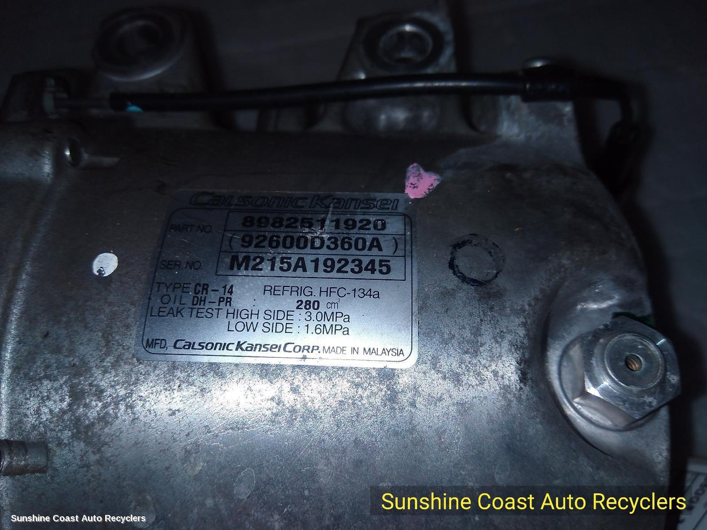 2015 Isuzu Mu-x A C Compressor