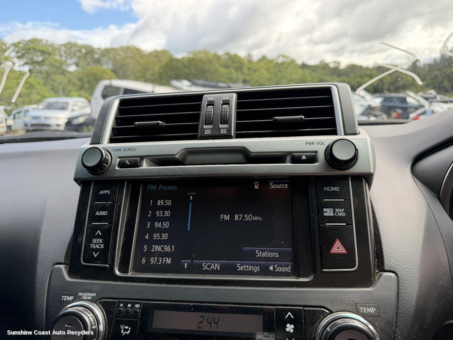 2013-2017 Toyota Prado Radio Cd Dvd Sat Tv