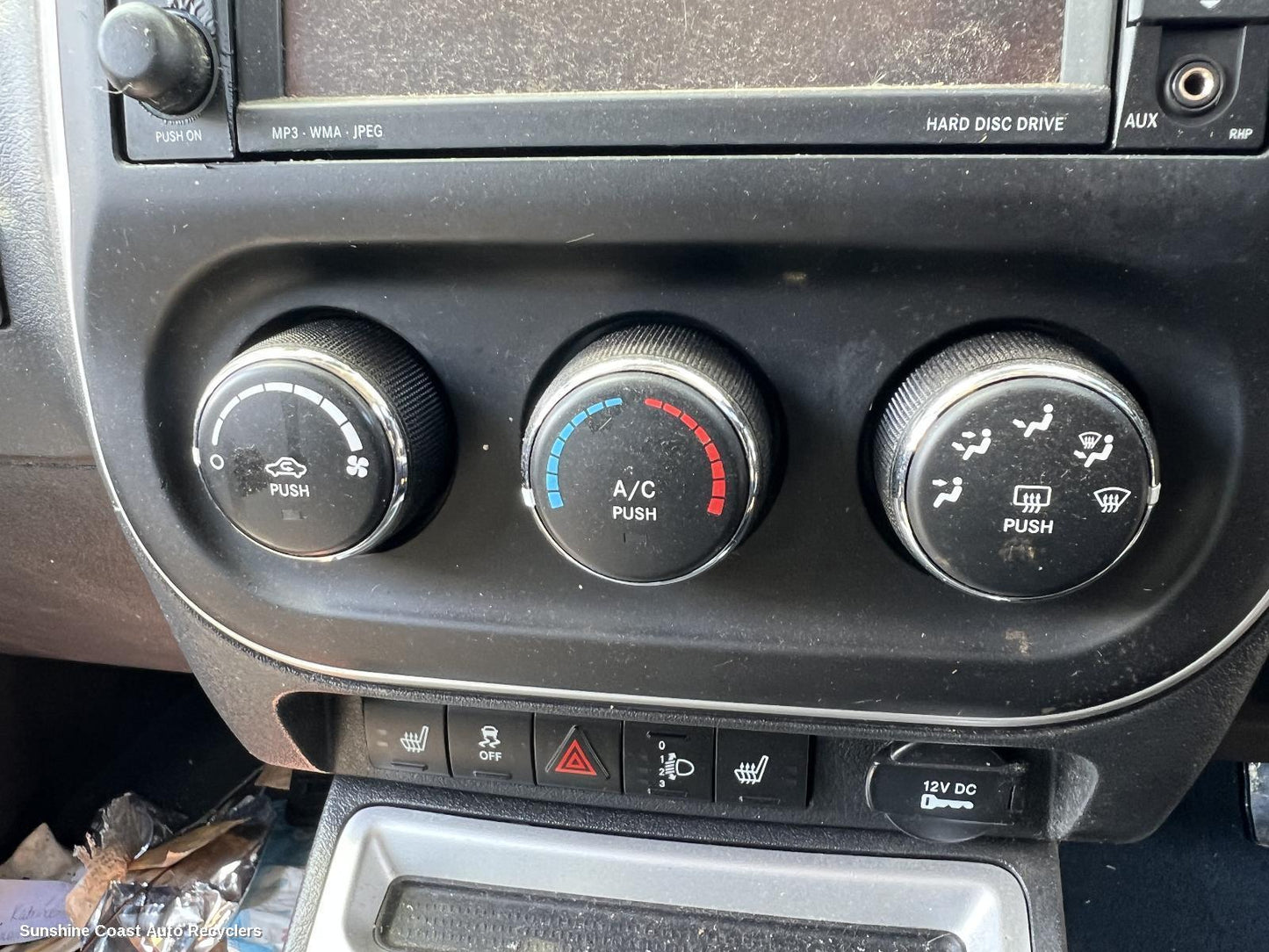 2014 Jeep Compass Heater Ac Controls