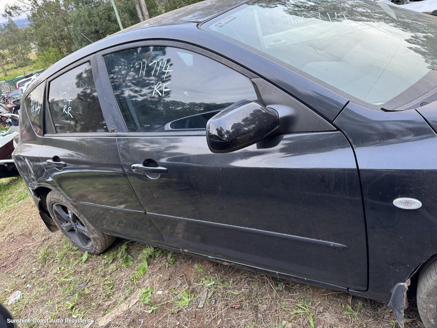 2003-2009 Mazda 3 Right Front Door Window