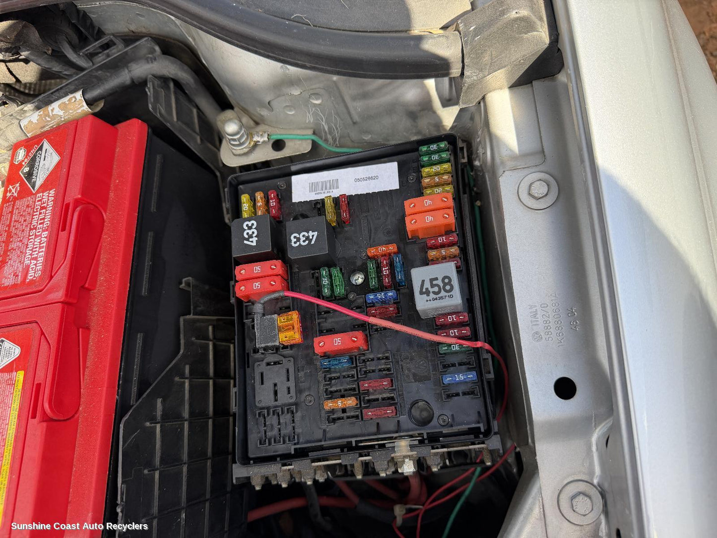 2004-2009 Volkswagen Golf Fuse Box