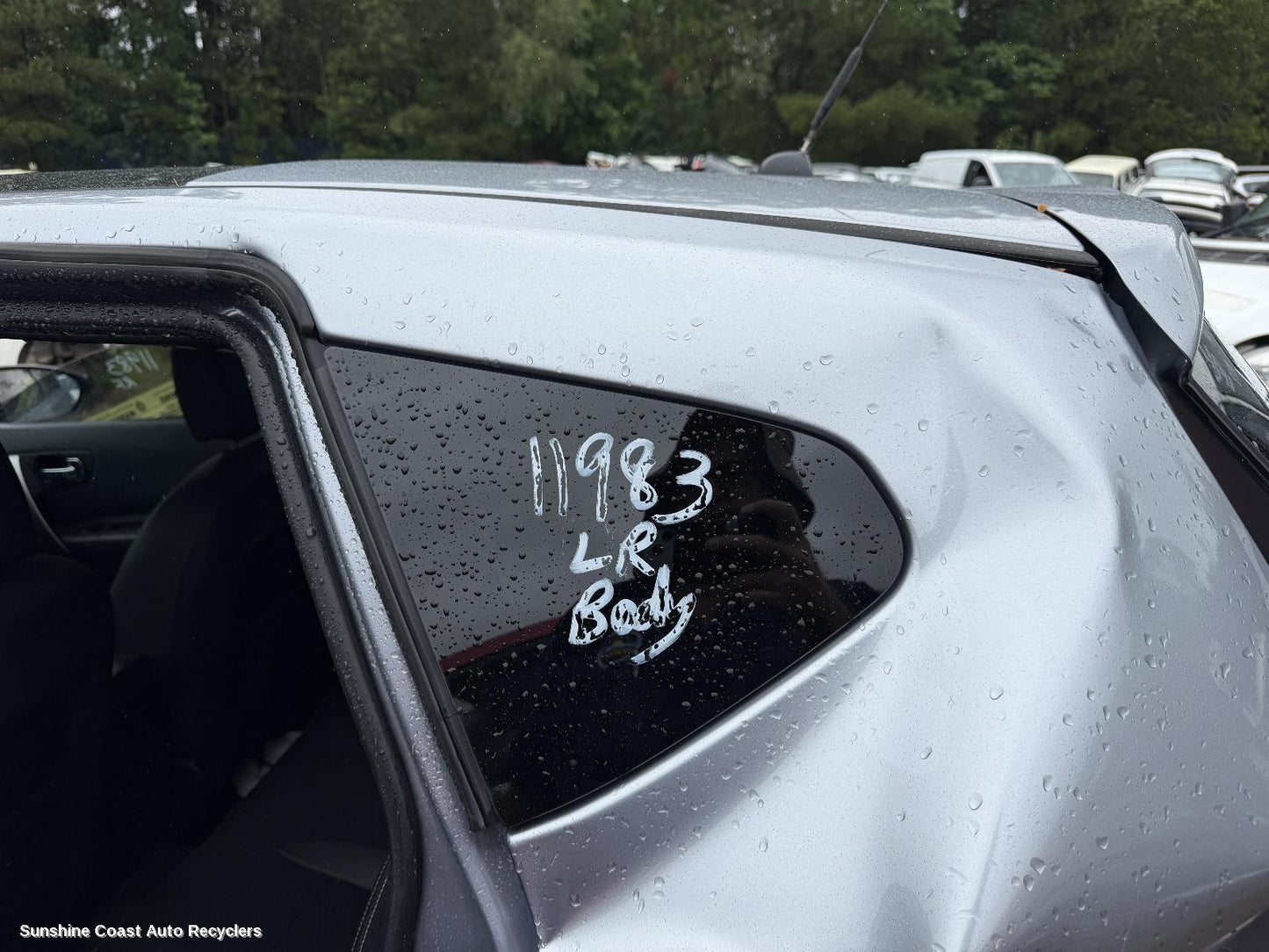 2007-2014 Nissan Dualis Left Rear Side Glass