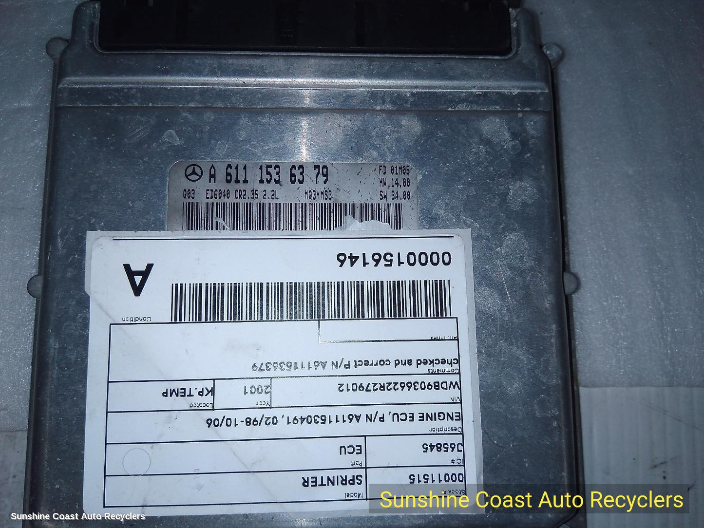1998-2006 Mercedes Sprinter Ecu