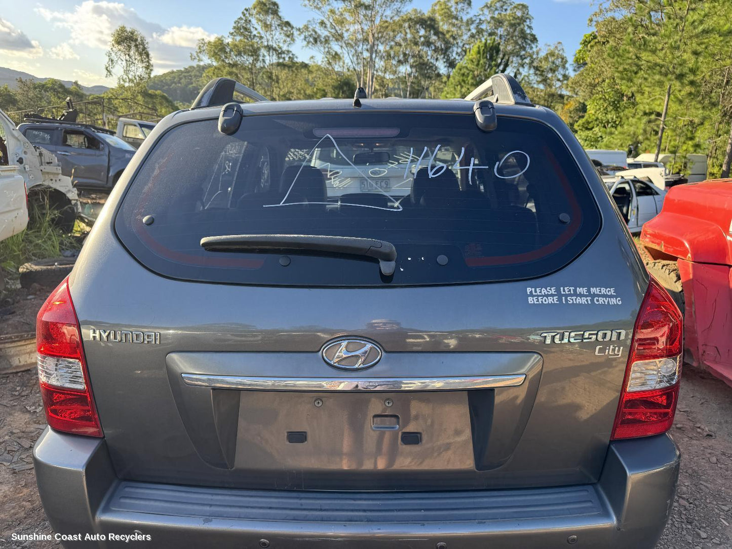 2009 Hyundai Tucson Bootlid Tailgate