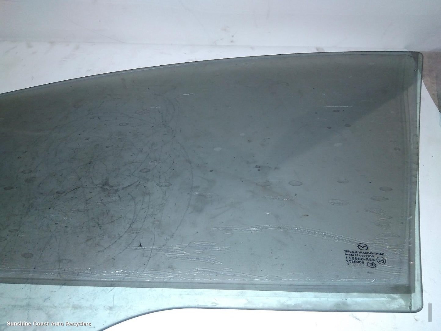 2013 Mazda 3 Right Front Door Window