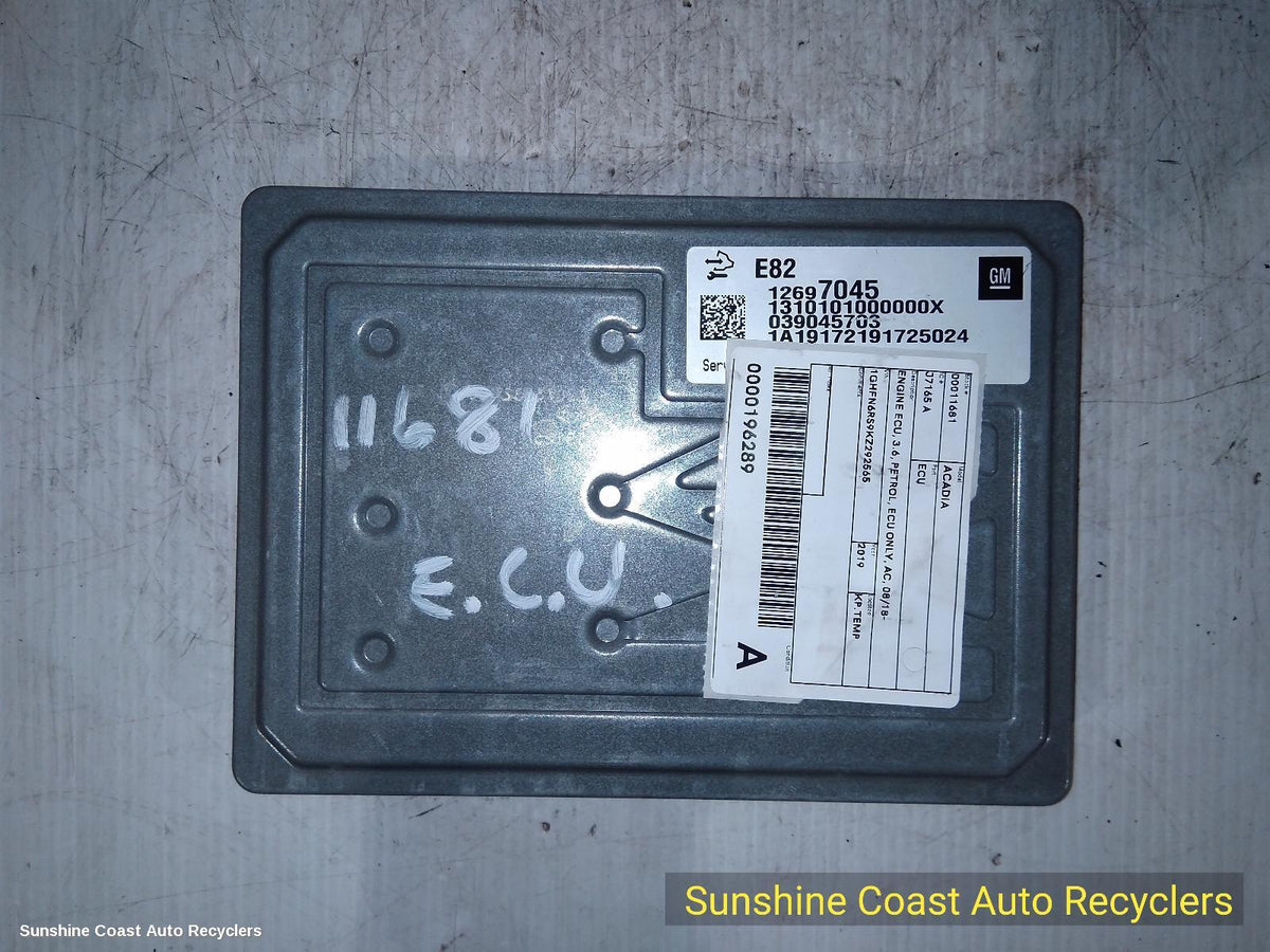 2018-2020 Holden Acadia Ecu
