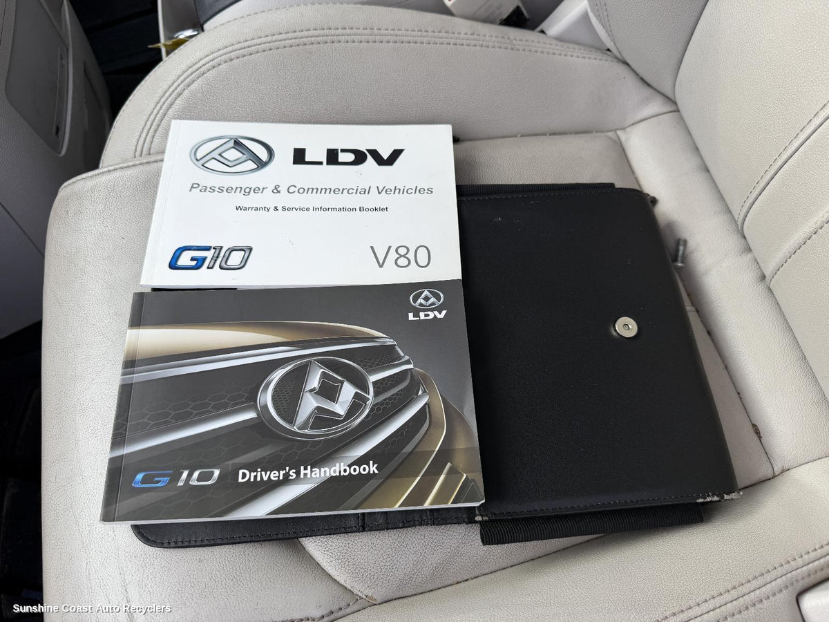 2015-2025 Ldv G10 Owners Handbook