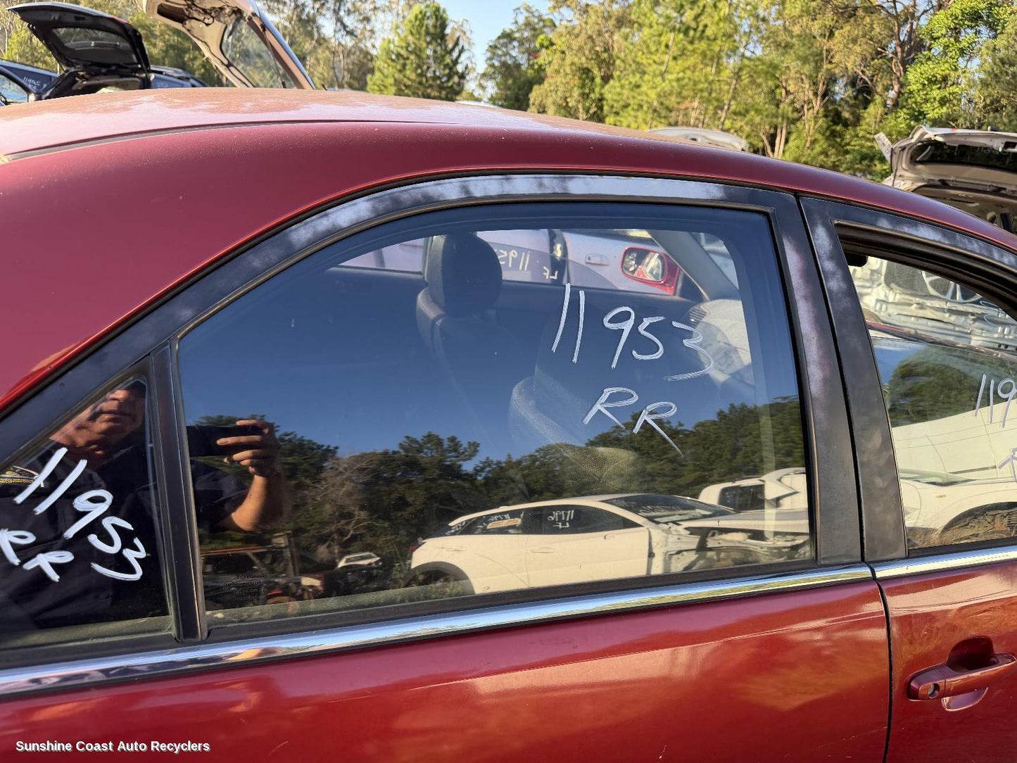2002-2006 Toyota Camry Right Rear Door Window