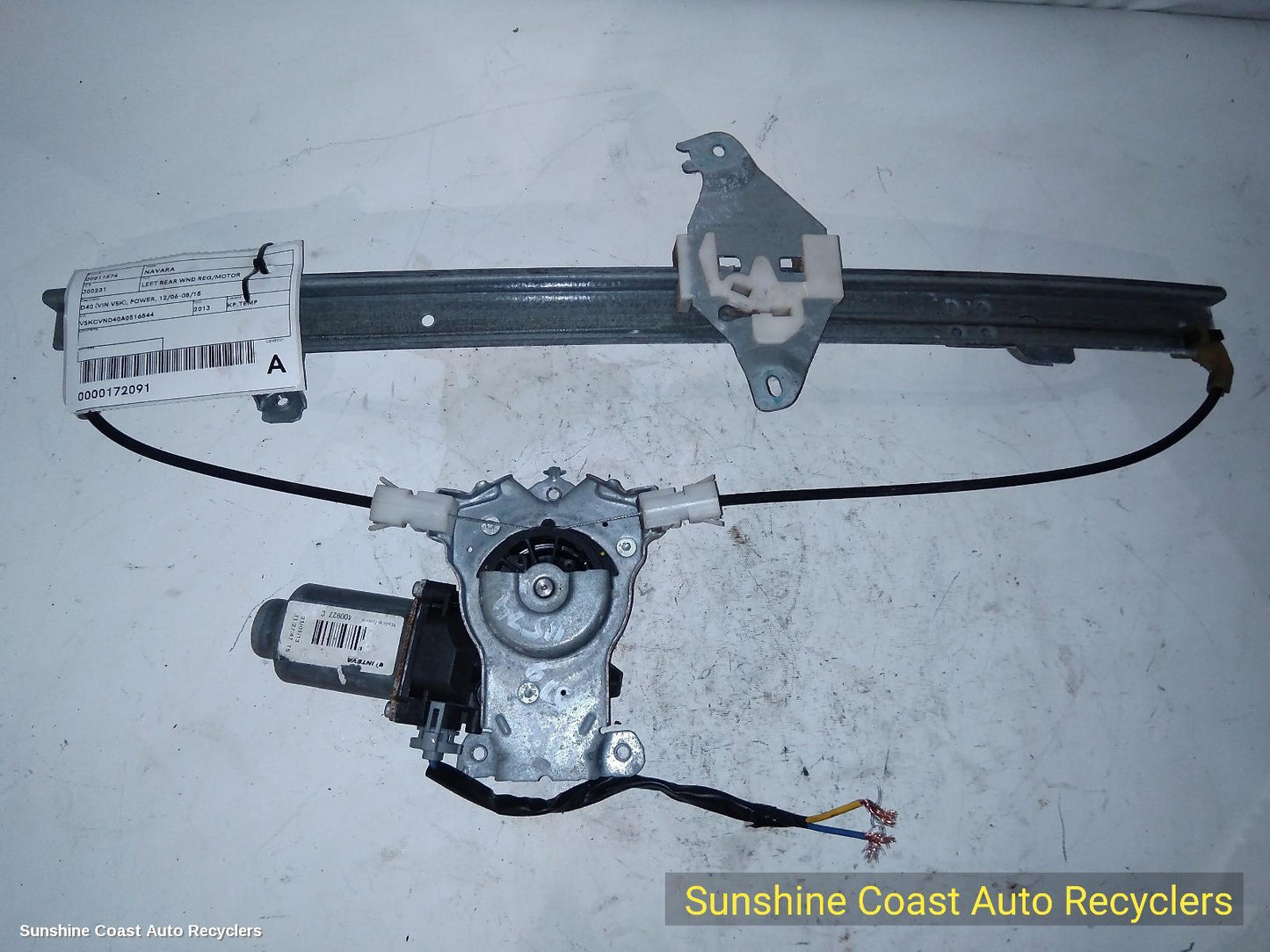 2013 Nissan Navara Left Rear Wnd Reg Motor