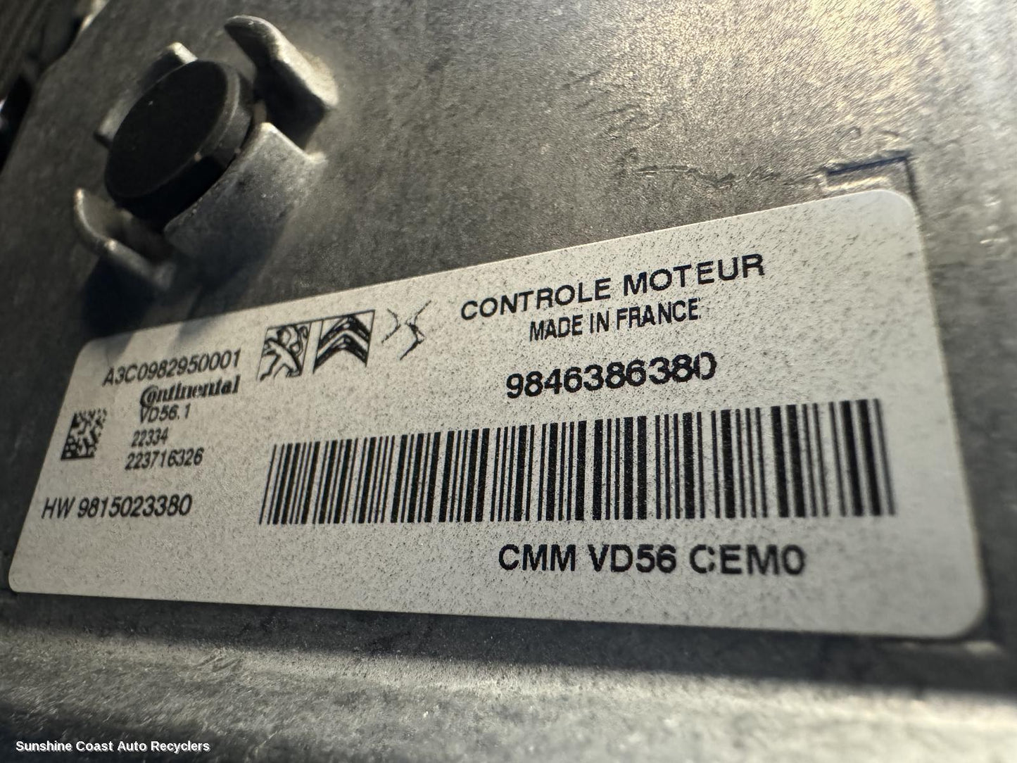 2019-2026 Peugeot Partner Ecu
