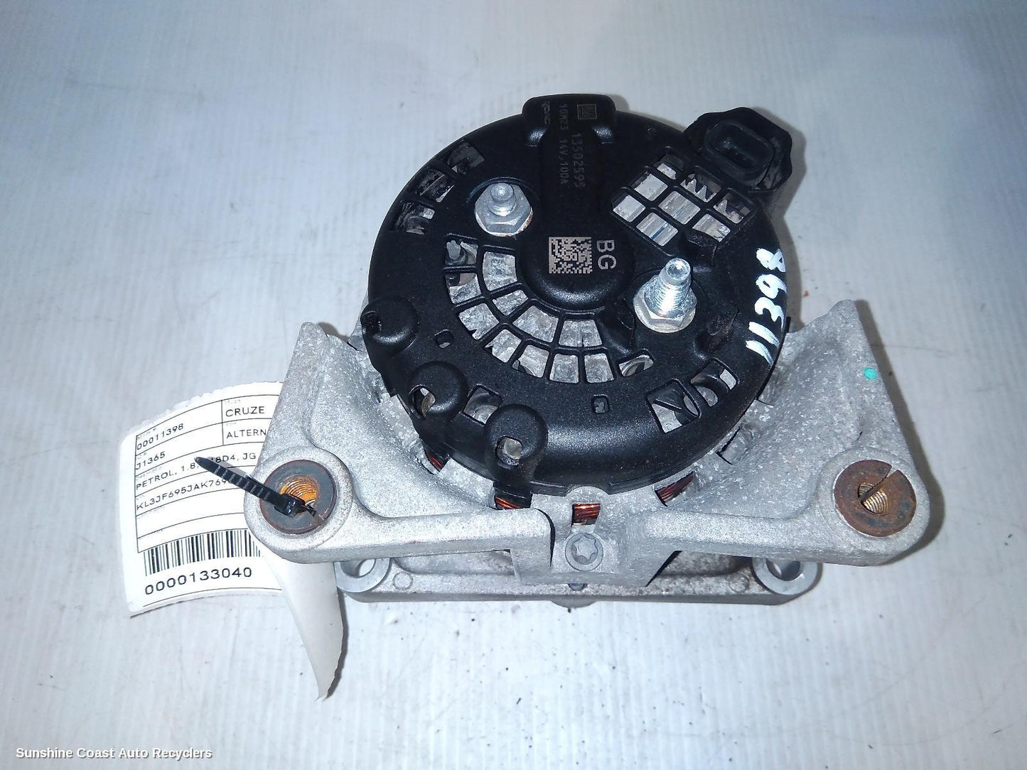 2010 Holden Cruze Alternator