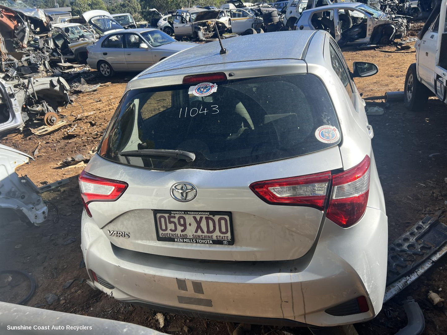 2017 Toyota Yaris Bootlid Tailgate