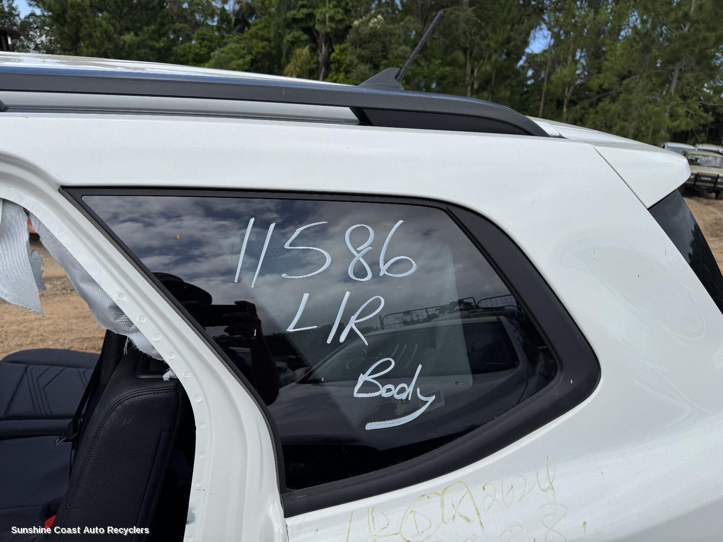 2024 Ford Everest Left Rear Side Glass
