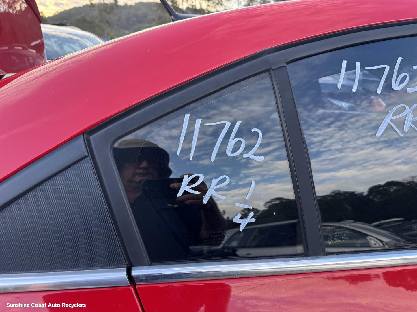 2016 Holden Cruze Right Rear 1 4 Door Glass