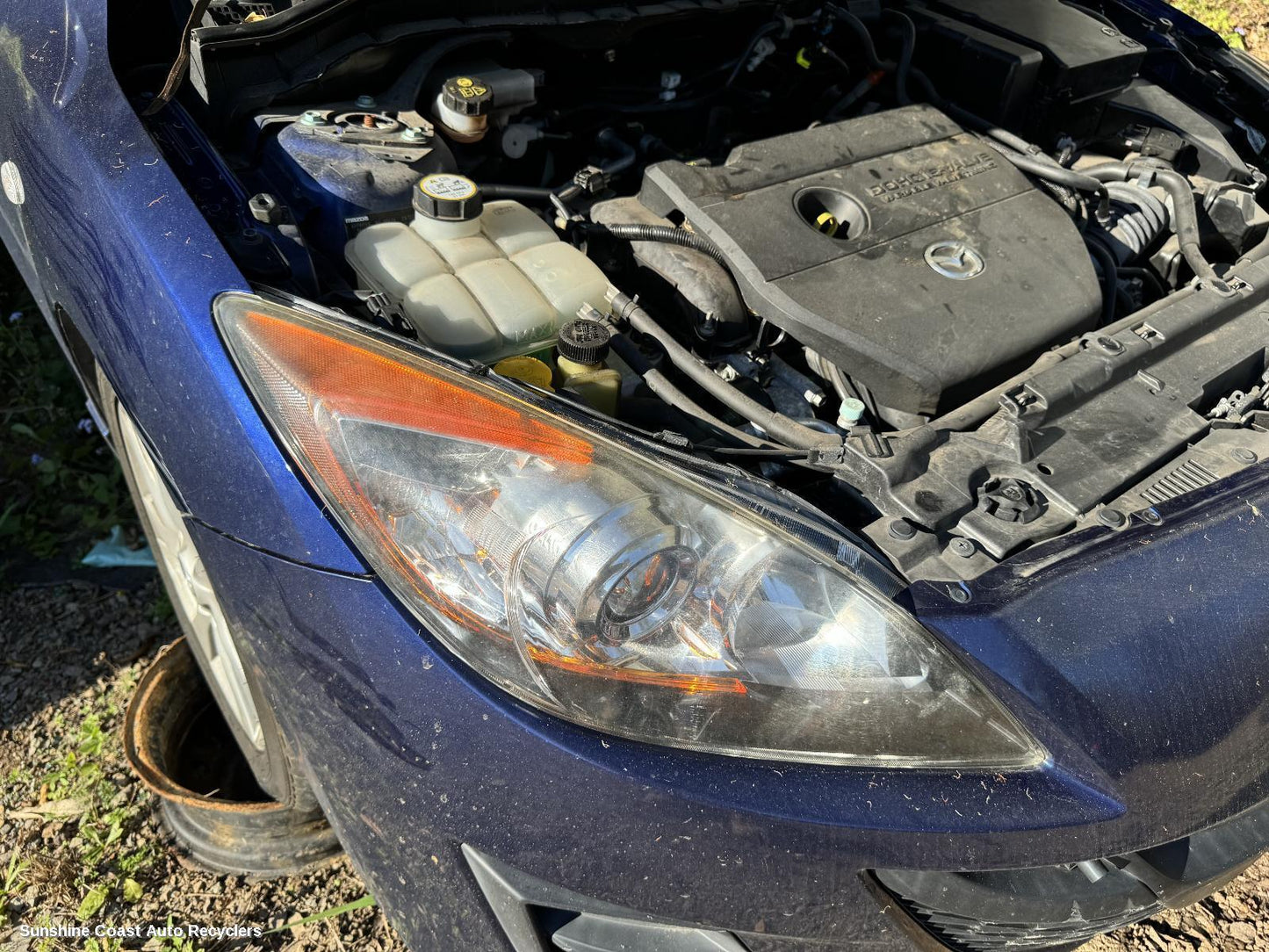 2011 Mazda 3 Right Headlamp