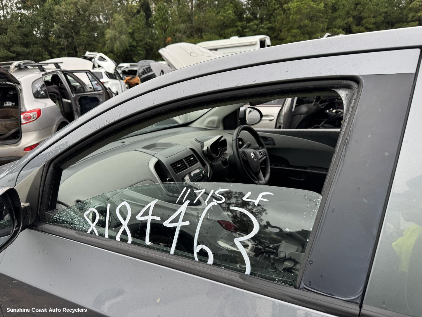 2013 Holden Barina Left Front Door Window