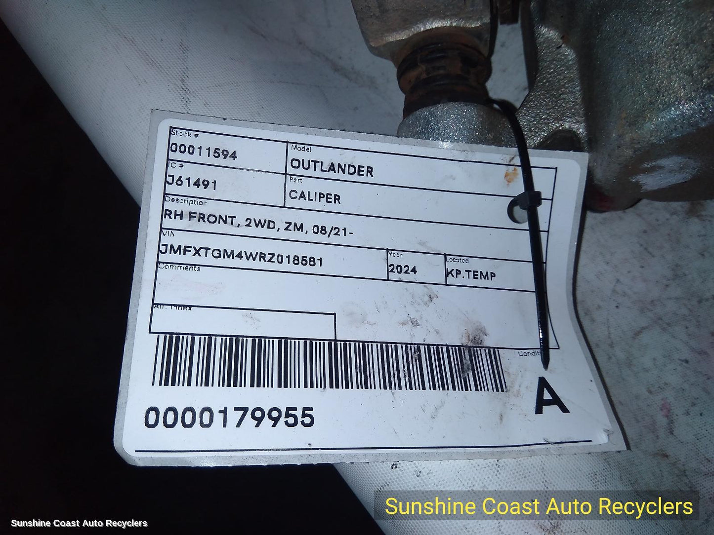 2021-2026 Mitsubishi Outlander Caliper