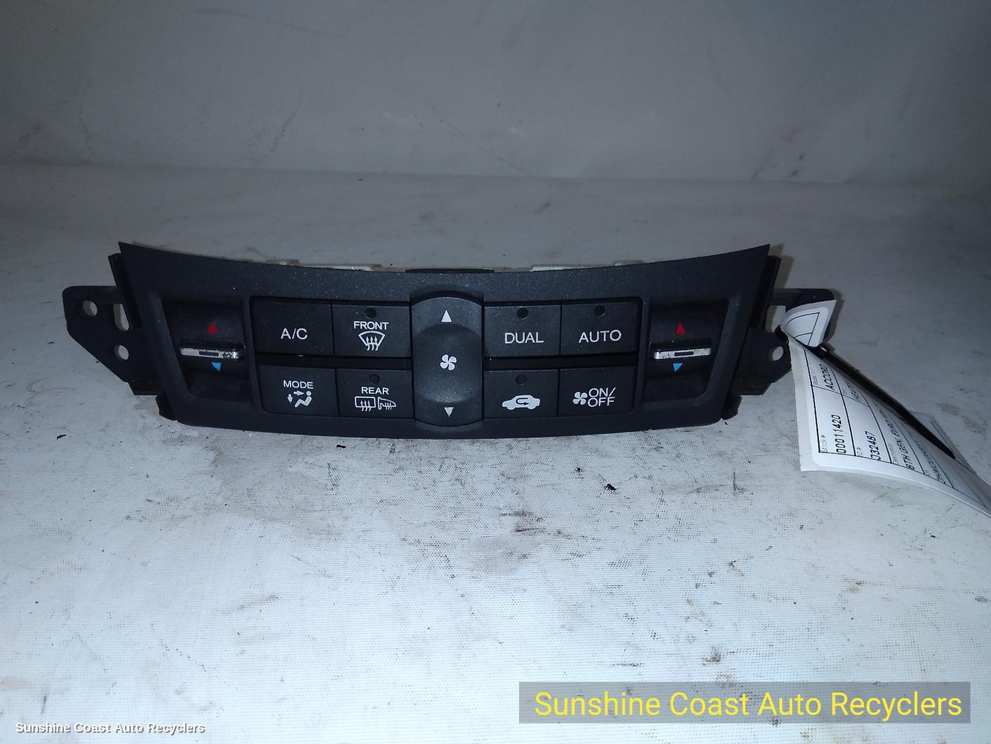 2011 Honda Accord Heater Ac Controls